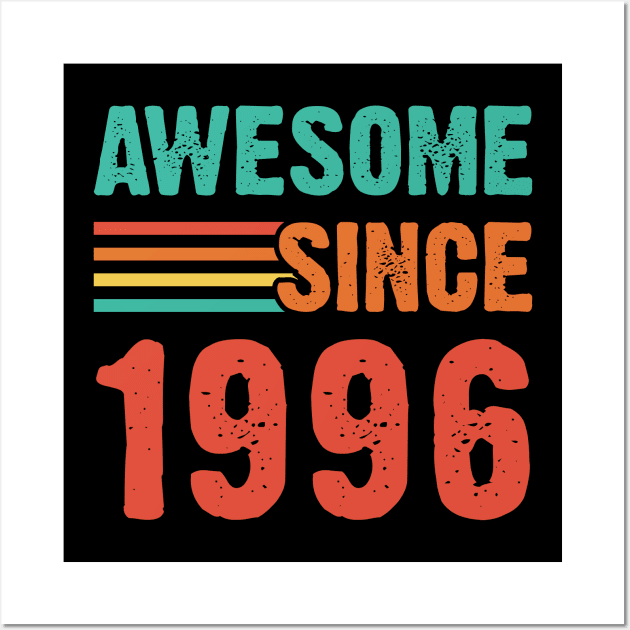 Vintage Awesome Since 1996 Wall Art by Emma